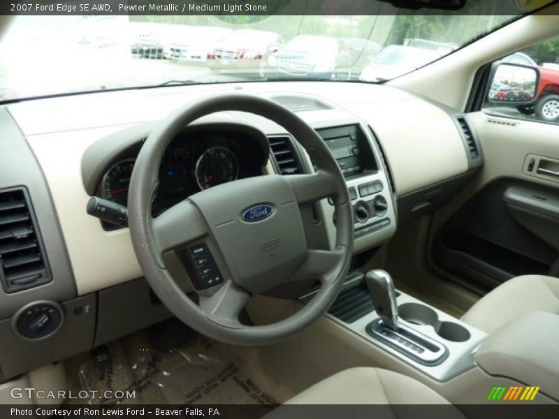 Pewter Metallic / Medium Light Stone 2007 Ford Edge SE AWD
