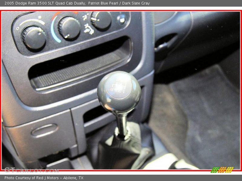 Patriot Blue Pearl / Dark Slate Gray 2005 Dodge Ram 3500 SLT Quad Cab Dually