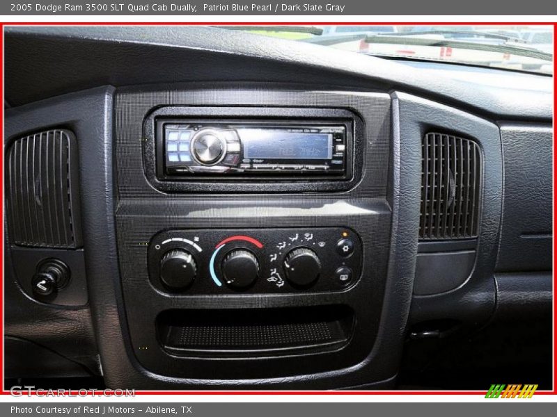 Patriot Blue Pearl / Dark Slate Gray 2005 Dodge Ram 3500 SLT Quad Cab Dually