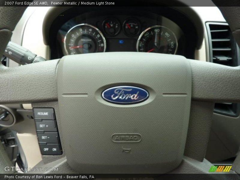 Pewter Metallic / Medium Light Stone 2007 Ford Edge SE AWD