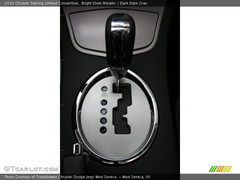 Bright Silver Metallic / Dark Slate Gray 2010 Chrysler Sebring Limited Convertible