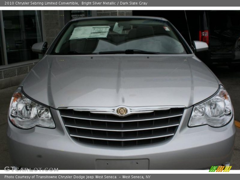 Bright Silver Metallic / Dark Slate Gray 2010 Chrysler Sebring Limited Convertible