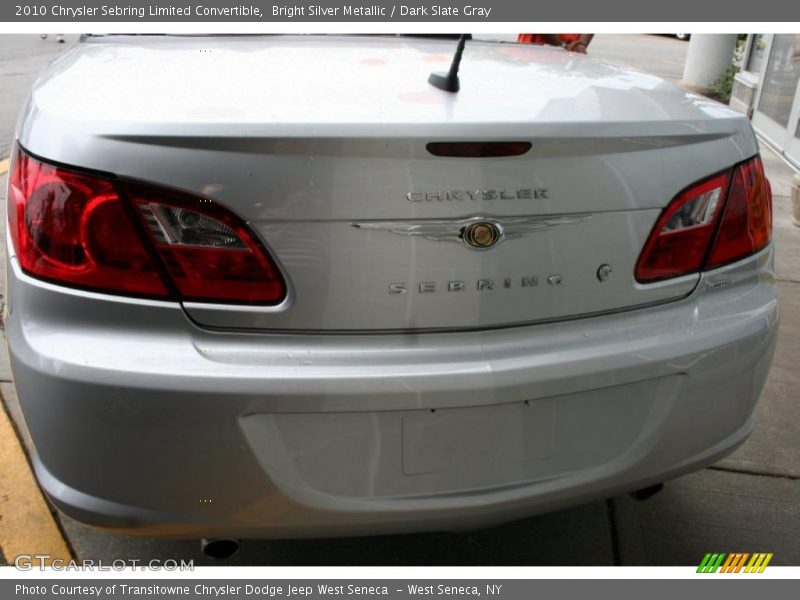 Bright Silver Metallic / Dark Slate Gray 2010 Chrysler Sebring Limited Convertible