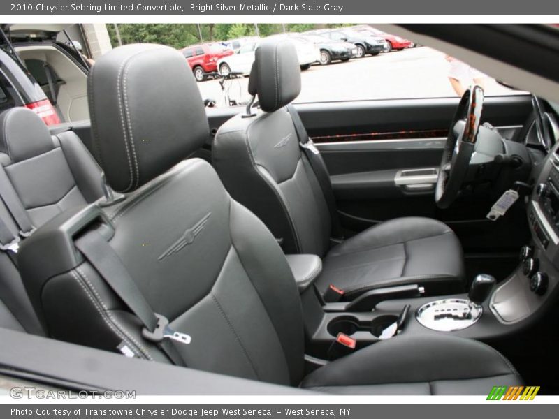 Bright Silver Metallic / Dark Slate Gray 2010 Chrysler Sebring Limited Convertible