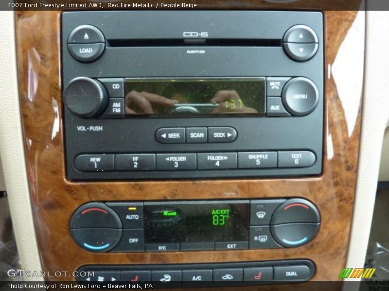 Red Fire Metallic / Pebble Beige 2007 Ford Freestyle Limited AWD