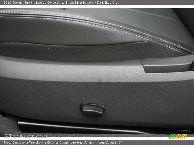 Bright Silver Metallic / Dark Slate Gray 2010 Chrysler Sebring Limited Convertible