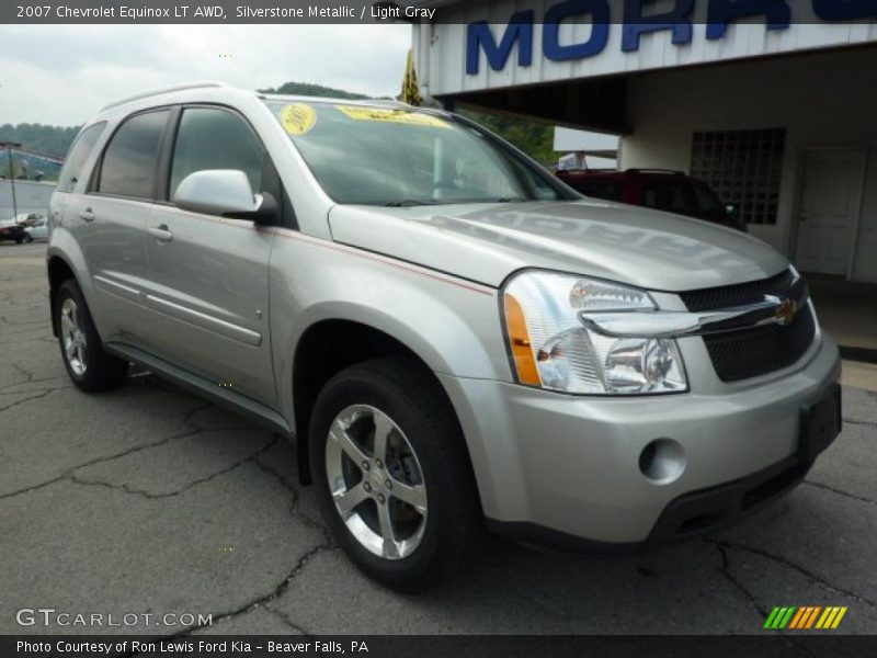 Silverstone Metallic / Light Gray 2007 Chevrolet Equinox LT AWD