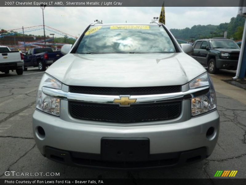Silverstone Metallic / Light Gray 2007 Chevrolet Equinox LT AWD