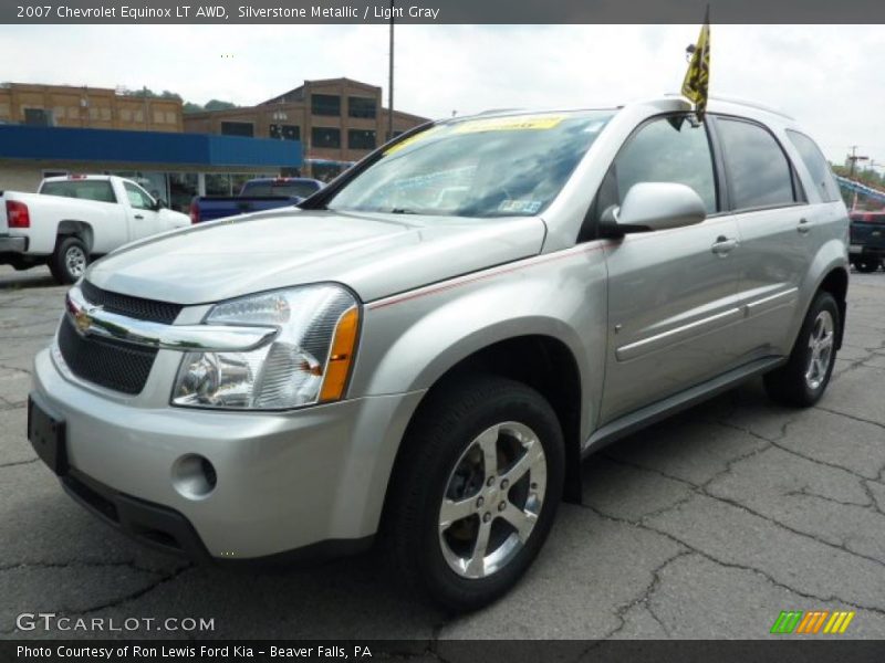 Silverstone Metallic / Light Gray 2007 Chevrolet Equinox LT AWD