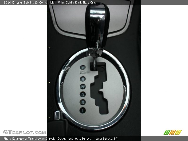 White Gold / Dark Slate Gray 2010 Chrysler Sebring LX Convertible