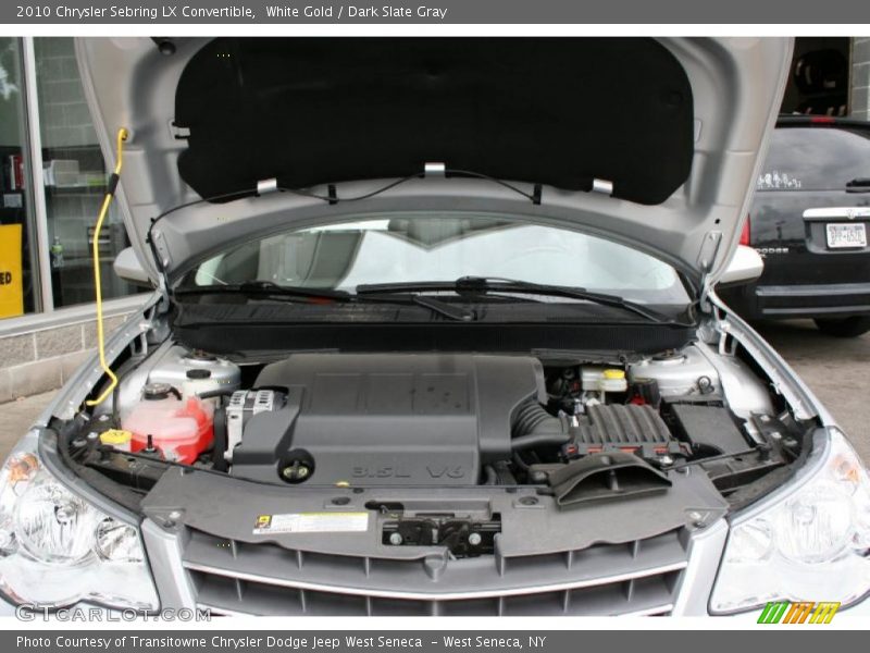 White Gold / Dark Slate Gray 2010 Chrysler Sebring LX Convertible