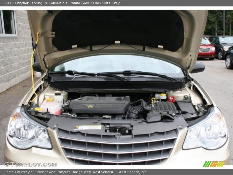 White Gold / Dark Slate Gray 2010 Chrysler Sebring LX Convertible