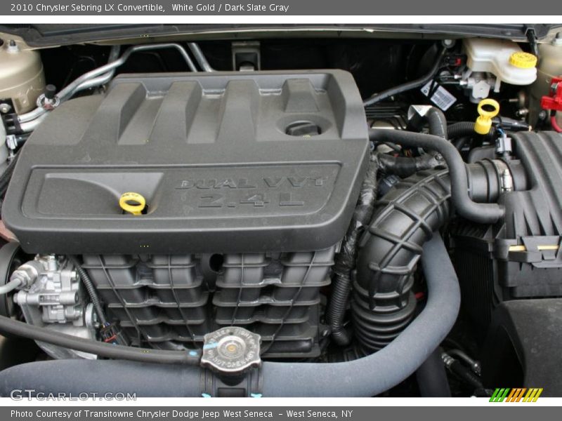 White Gold / Dark Slate Gray 2010 Chrysler Sebring LX Convertible