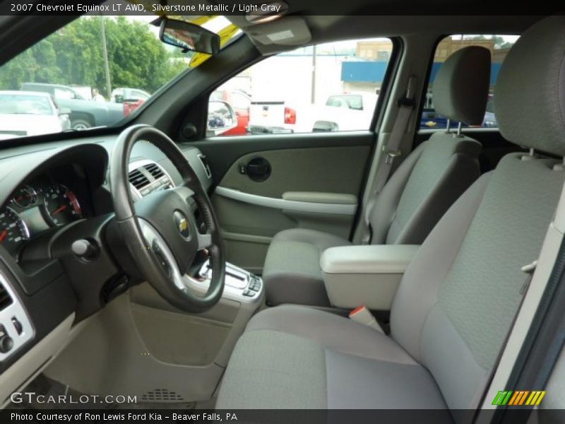 Silverstone Metallic / Light Gray 2007 Chevrolet Equinox LT AWD