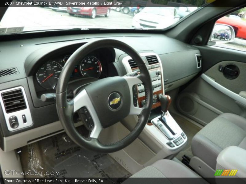 Silverstone Metallic / Light Gray 2007 Chevrolet Equinox LT AWD