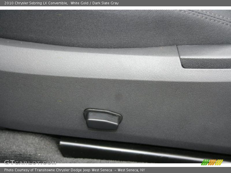 White Gold / Dark Slate Gray 2010 Chrysler Sebring LX Convertible