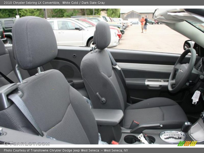 White Gold / Dark Slate Gray 2010 Chrysler Sebring LX Convertible
