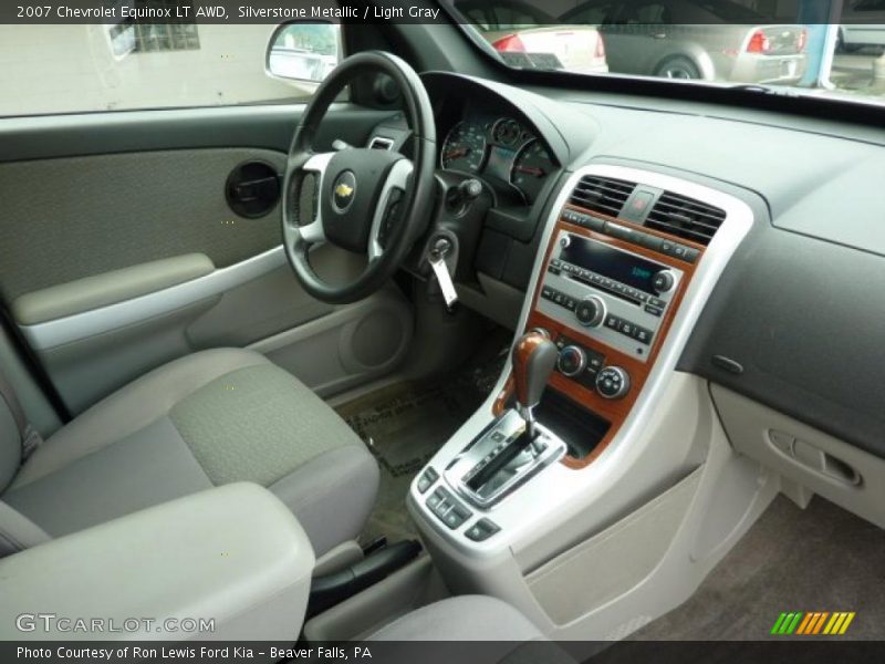 Silverstone Metallic / Light Gray 2007 Chevrolet Equinox LT AWD