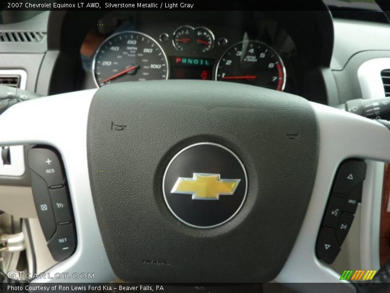 Silverstone Metallic / Light Gray 2007 Chevrolet Equinox LT AWD