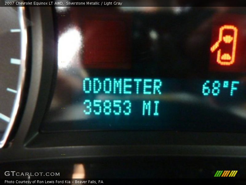 Silverstone Metallic / Light Gray 2007 Chevrolet Equinox LT AWD