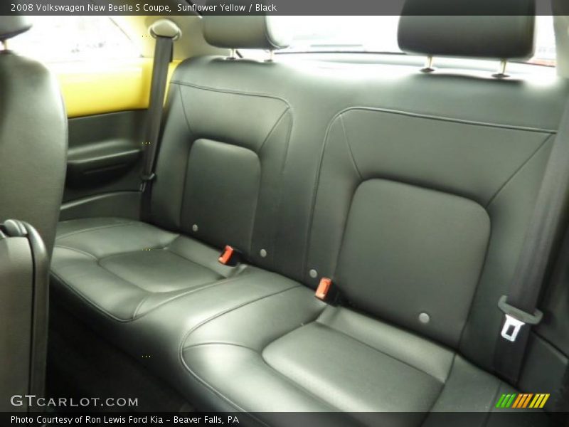 Sunflower Yellow / Black 2008 Volkswagen New Beetle S Coupe