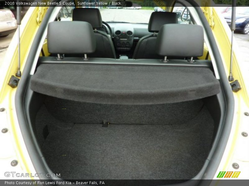 Sunflower Yellow / Black 2008 Volkswagen New Beetle S Coupe