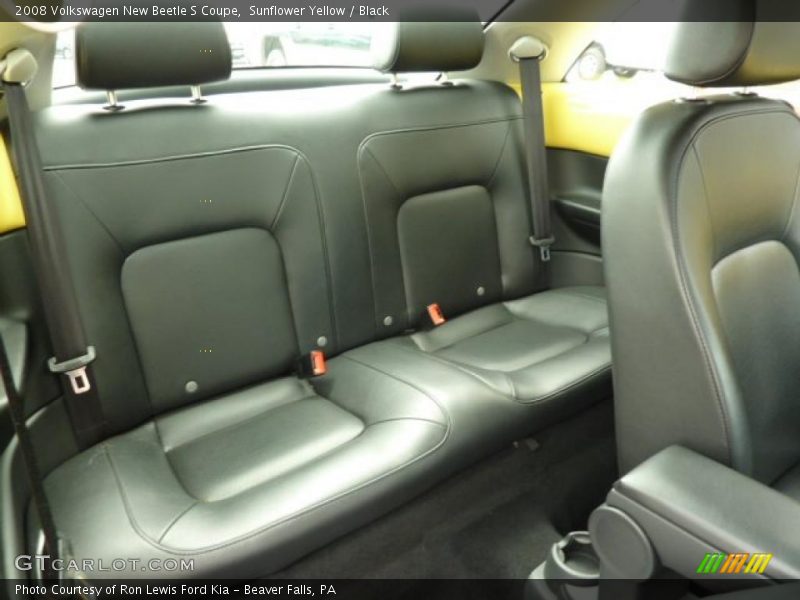 Sunflower Yellow / Black 2008 Volkswagen New Beetle S Coupe