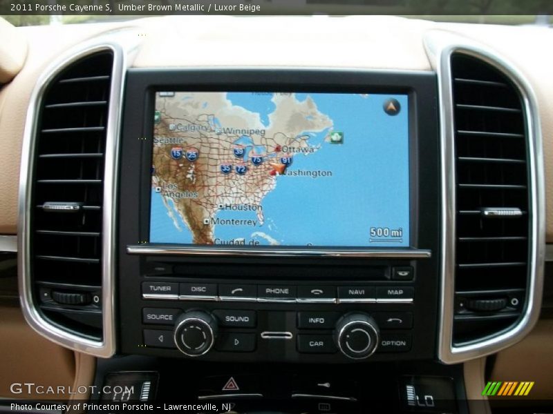 Umber Brown Metallic / Luxor Beige 2011 Porsche Cayenne S
