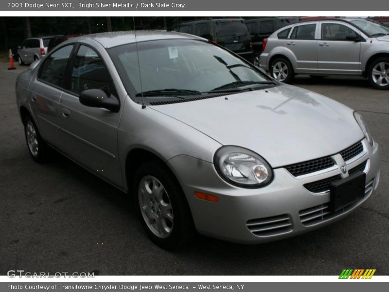 Bright Silver Metallic / Dark Slate Gray 2003 Dodge Neon SXT