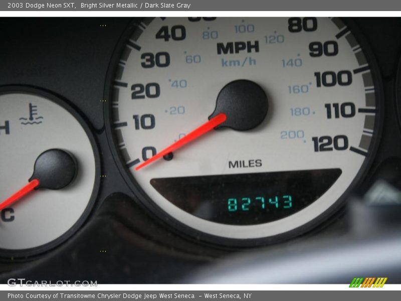 Bright Silver Metallic / Dark Slate Gray 2003 Dodge Neon SXT