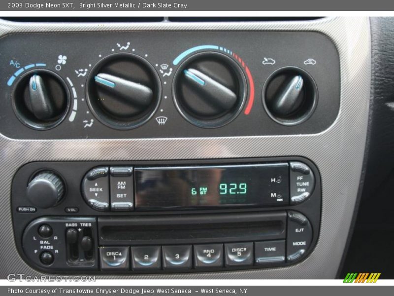 Bright Silver Metallic / Dark Slate Gray 2003 Dodge Neon SXT