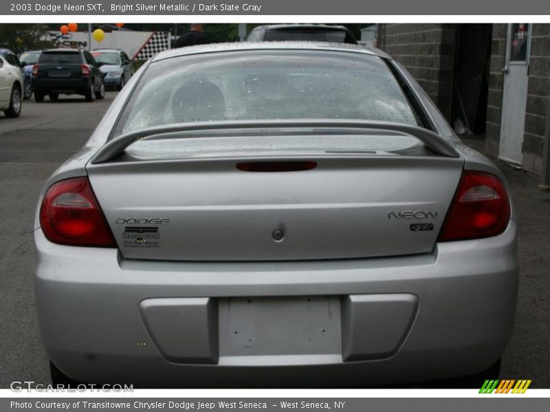 Bright Silver Metallic / Dark Slate Gray 2003 Dodge Neon SXT