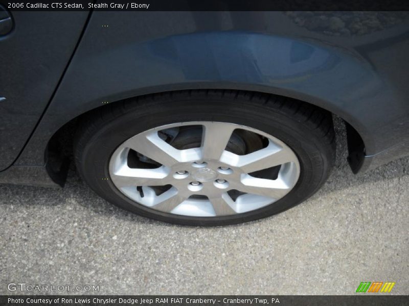 Stealth Gray / Ebony 2006 Cadillac CTS Sedan