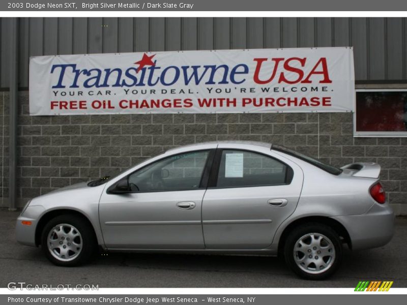 Bright Silver Metallic / Dark Slate Gray 2003 Dodge Neon SXT