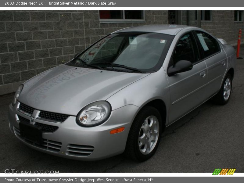 Bright Silver Metallic / Dark Slate Gray 2003 Dodge Neon SXT