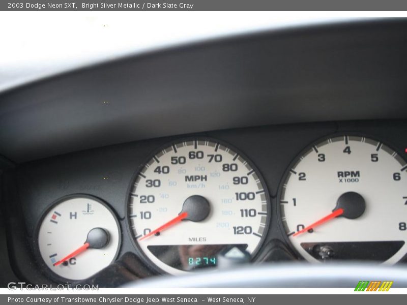 Bright Silver Metallic / Dark Slate Gray 2003 Dodge Neon SXT