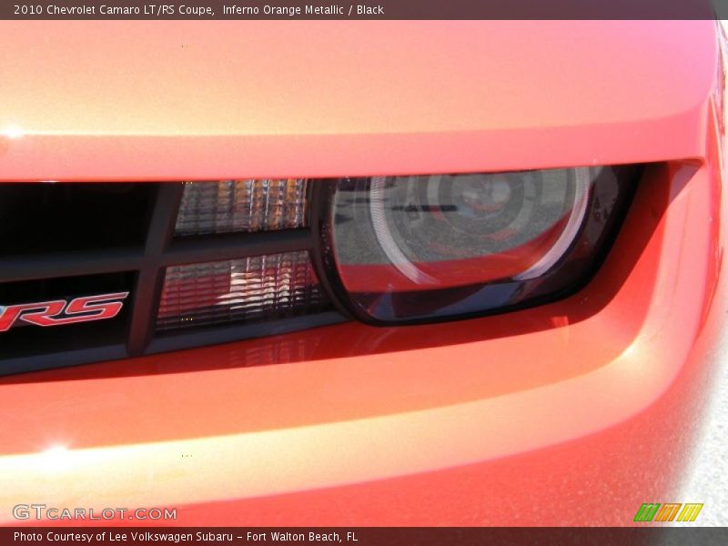 Inferno Orange Metallic / Black 2010 Chevrolet Camaro LT/RS Coupe