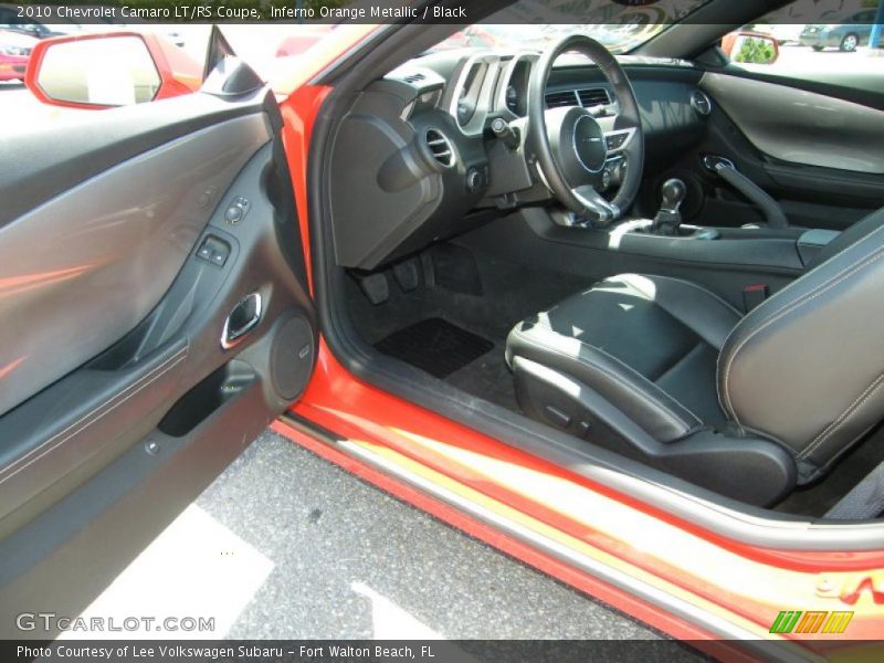 Inferno Orange Metallic / Black 2010 Chevrolet Camaro LT/RS Coupe