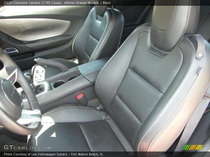 Inferno Orange Metallic / Black 2010 Chevrolet Camaro LT/RS Coupe