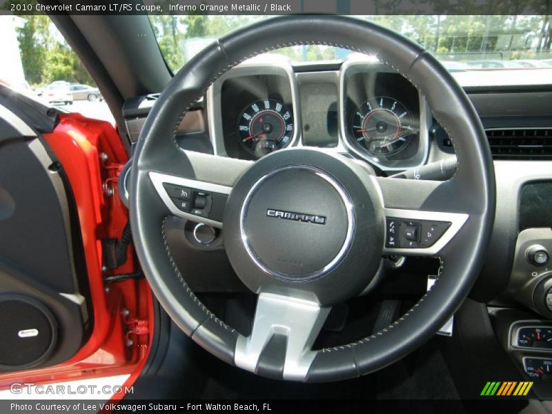 Inferno Orange Metallic / Black 2010 Chevrolet Camaro LT/RS Coupe