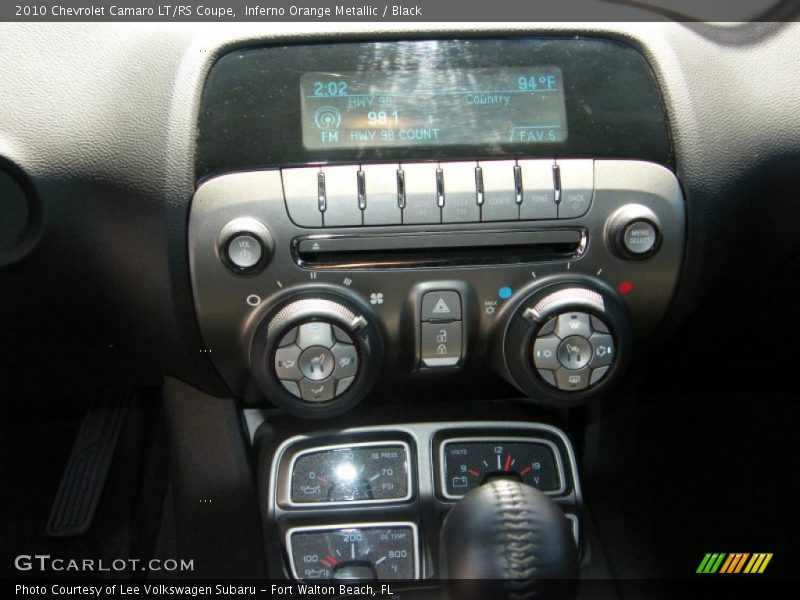 Inferno Orange Metallic / Black 2010 Chevrolet Camaro LT/RS Coupe