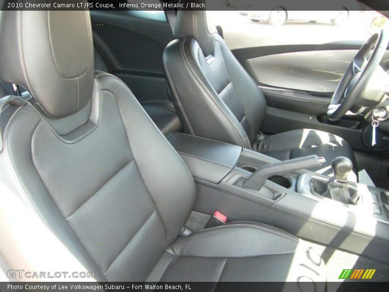 Inferno Orange Metallic / Black 2010 Chevrolet Camaro LT/RS Coupe