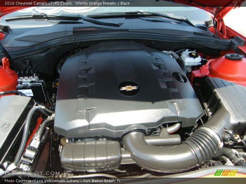 Inferno Orange Metallic / Black 2010 Chevrolet Camaro LT/RS Coupe