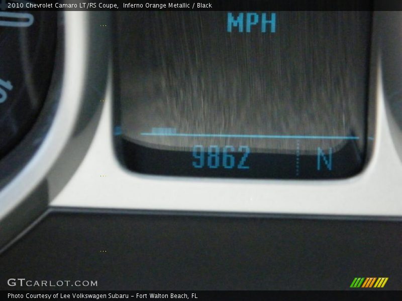 Inferno Orange Metallic / Black 2010 Chevrolet Camaro LT/RS Coupe