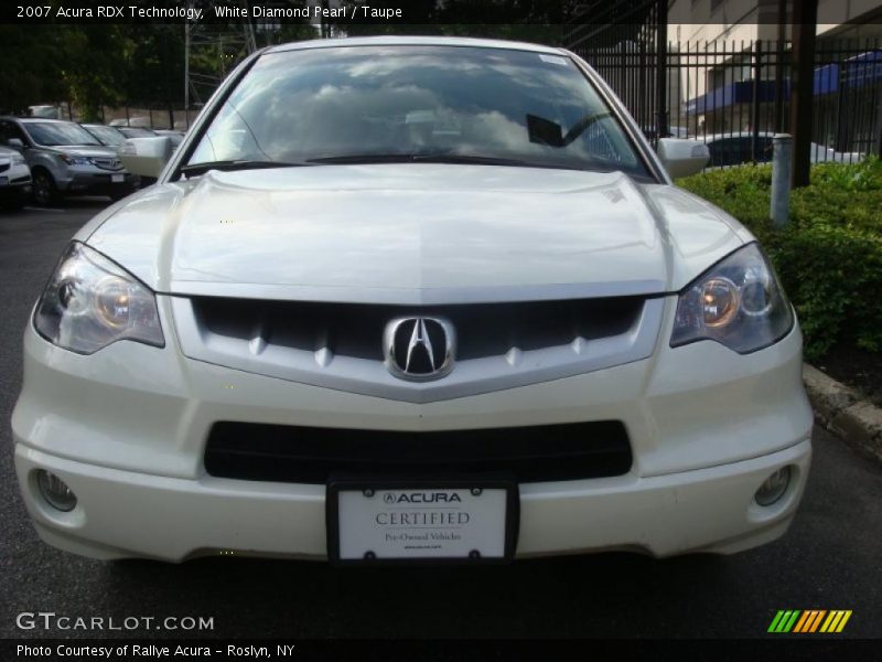 White Diamond Pearl / Taupe 2007 Acura RDX Technology
