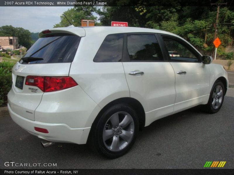White Diamond Pearl / Taupe 2007 Acura RDX Technology