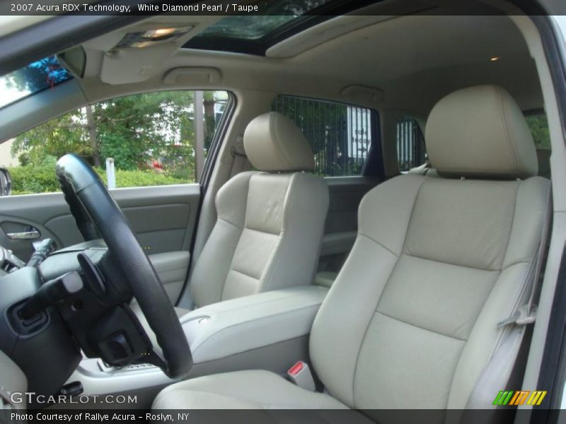 White Diamond Pearl / Taupe 2007 Acura RDX Technology