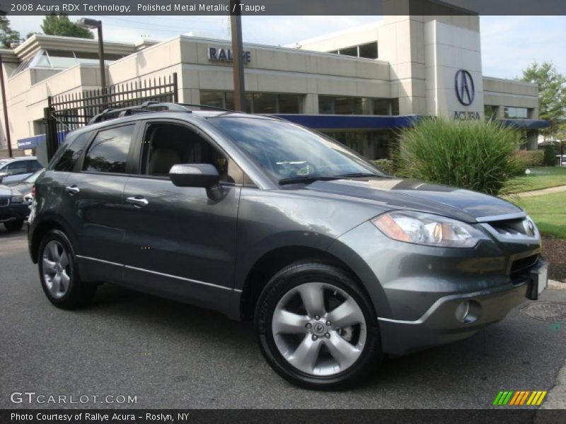 Polished Metal Metallic / Taupe 2008 Acura RDX Technology