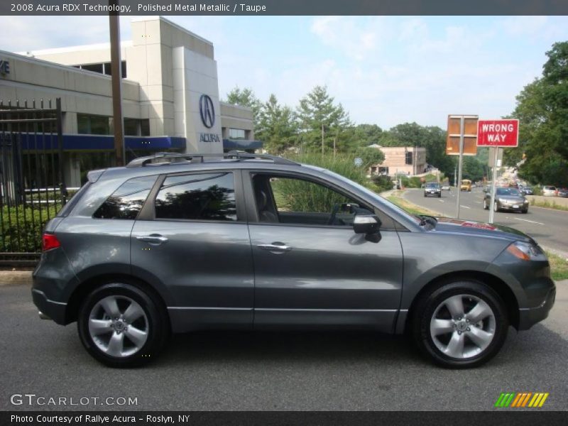Polished Metal Metallic / Taupe 2008 Acura RDX Technology