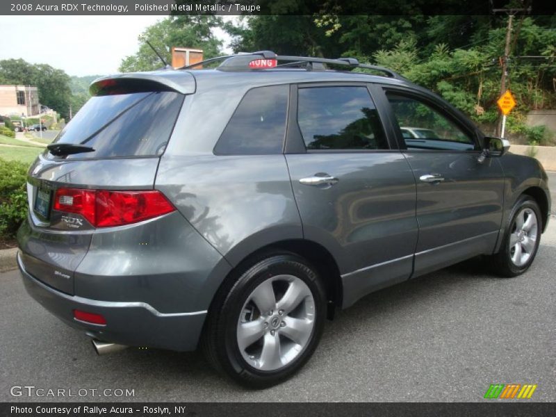Polished Metal Metallic / Taupe 2008 Acura RDX Technology